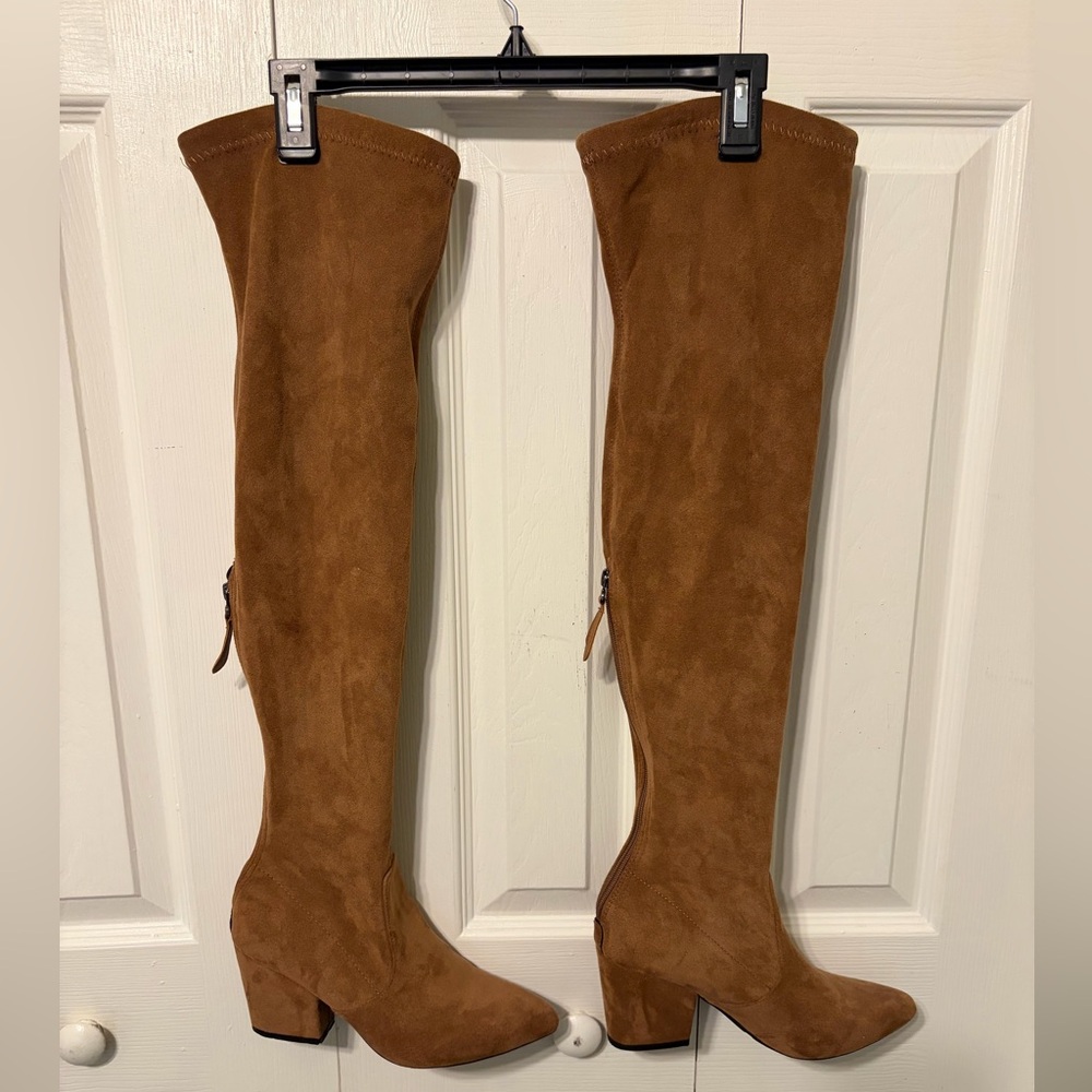 Amazon Brown Over-the-Knee Boots